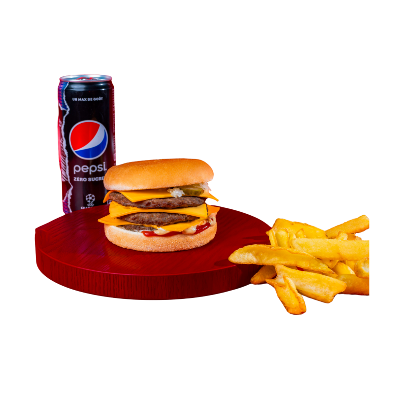 Menu Triple Cheese Burger XL